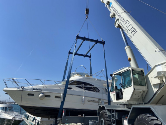 Lifting and lowering the ship