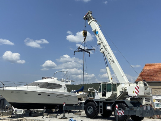 Boote kranen (ein- und aussetzen)