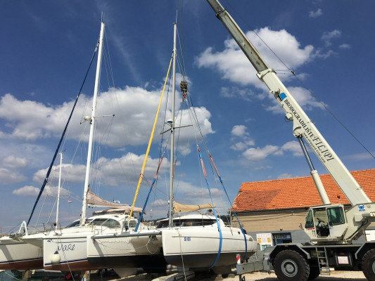 Sollevamento e abbassamento della nave