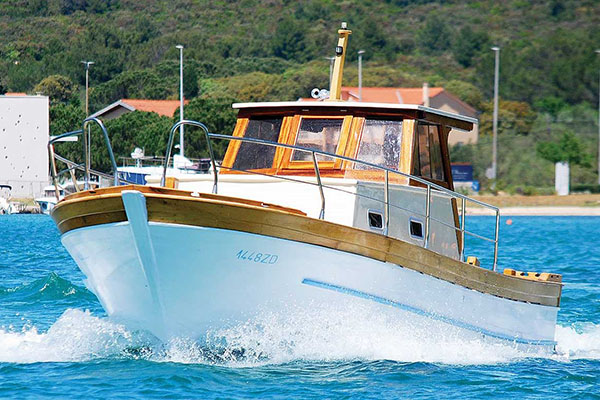 Drvena pasara Filipi - Test vessel