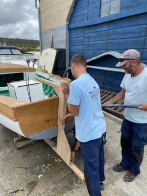 Repair, construction and maintenance of traditional wooden boats